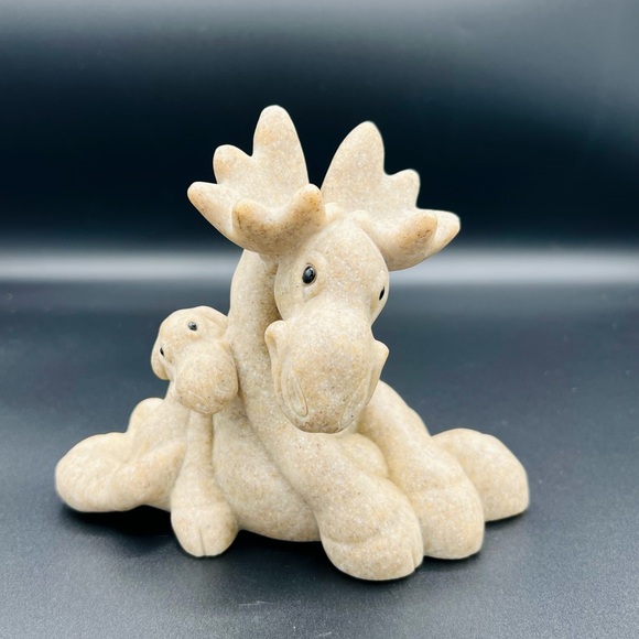 Quarry Critters Second Nature Design 2001 Matilda & Max Moose Vintage #48121 - Picture 10 of 10